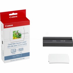 Canon  (KC-18 IS) Original Photo cartridge color + Sticker paper 54mm x 86mm (7429B001)