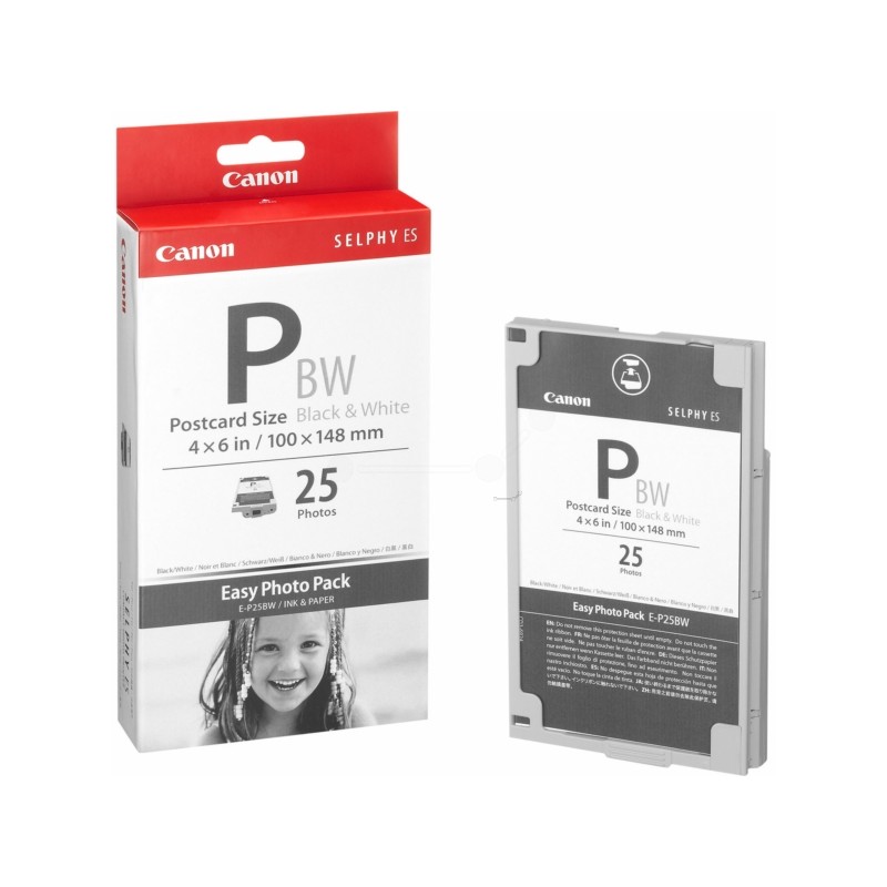 Canon (E-P 25BW) Original Photo Pack 100x148mm (1251B001) Canon (E-P 25BW) Original Photo Pack 100x148mm (1251B001)