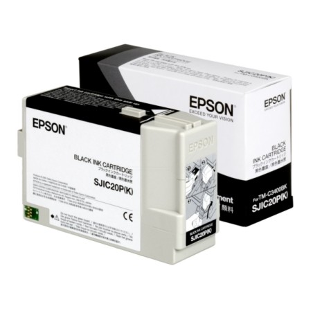 Epson  (SJIC-20-P-(K)) Original Ink cartridge black (C33S020490)